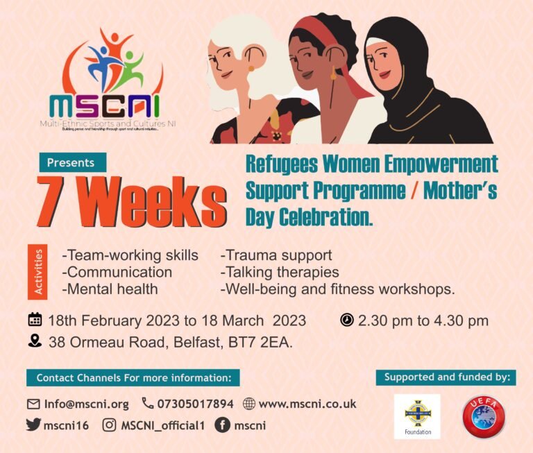 mscni women empowerment support flyer